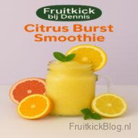 Citrus Burst Smoothie 6 Cirus burst smoothie met citroen, sinaasappel en grapefruit