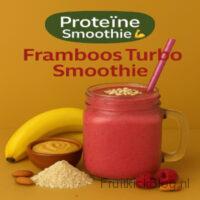 Framboos Turbo Smoothie 7 Proteïne smoothie Framboos Turbo met frambozen, yoghurt en proteïneboost
