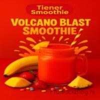 Volcano Blast Smoothie 4 Volcano Blast Smoothie in een glas en en fruit er om heen
