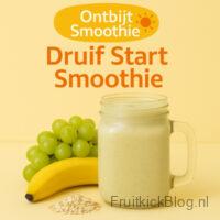 Druif Start Smoothie 1 Krachtige smoothie met druiven, rijk aan natuurlijke suikers en energie