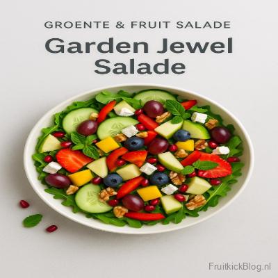 Garden Jewel Groente & Fruit Salade 4 Garden Jewel salade met groente en fruit – gezonde en voedzame salade