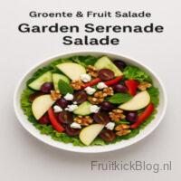 Garden Serenade Groente & Fruit Salade 1 Garden Serenade salade met frisse groente en fruitmix – gezonde salade.