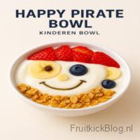 Happy Pirate Bowl - Kinder FruitBowl 2 Kinder Happy Pirate Bowl met fruit en yoghurt โ leuke en gezonde kids bowl