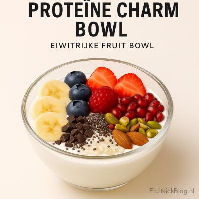 Proteïne Charm Bowl 4 Voedzame Protein Charm Bowl met fruit en proteïne – lekkere en eiwitrijke bowl.