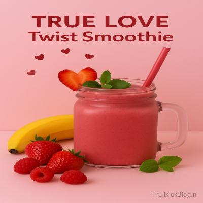 True Love Twist Smoothie 3 True Love Twist Smoothie – fruitige en romige smoothie met een gezonde love twist