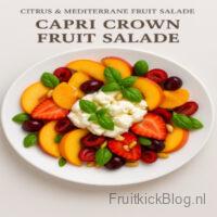 Capri Crown - Citrus & Meediterrane Salade 1 Capri Crown salade met citrusfruit en kruiden โ luxe mediterrane salade