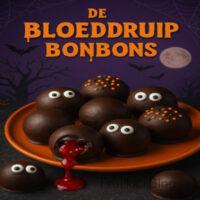 De Bloeddruip BonBons - Halloween Snack 8 De Bloeddruip Bonbons – zoete bonbons met rode vulling, perfecte griezelige Halloween traktatie