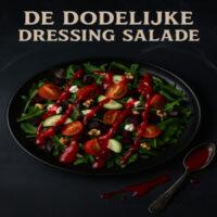 De Dodelijke Dressing Salade - Halloween 1 De Dodelijke Dressing Salade – spannende salade met felgekleurde dressing voor Halloween