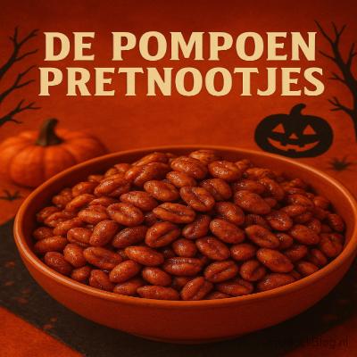 De Pompoen Pret Nootjes - Halloween Snacks 6 De Pompoen Pretnootjes – knapperige pompoensnack met herfstige smaak, ideaal voor Halloween.
