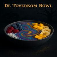 De Toverkom Bowl - Halloween Bowl 1 De Toverkom Bowl – magische Halloween bowl met romige texturen en kleurrijke fruitmix