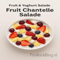 Fruit Chantelle - Romige Fruit Salade 1 Fruit Chantelle salade met romige fruitmix – feestelijke romige fruitsalade.
