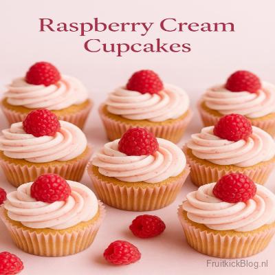 Raspberry Cream Cupcakes - Muffins & Cupcakes