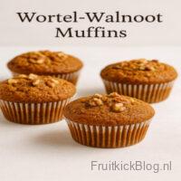 Wortel Walnoot Muffins - Muffins & Cupcakes 5 Wortel Walnut muffins – kruidige muffins met wortel, walnoten en een vleugje kaneel.