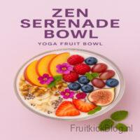 Zen Serenade - Yoga Fruit Bowl 1 Zen Serenade Bowl met tropisch fruit en granola – gezonde yoga bowl