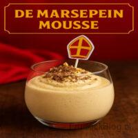 De Marsepein Mousse - Sinterklaas Dessert 6 Een zachte, romige mousse met de authentieke smaak van amandel en een vleugje vanille. Dit dessert smaakt als een lepelbare versie van marsepein — luxe, luchtig en perfect voor pakjesavond!