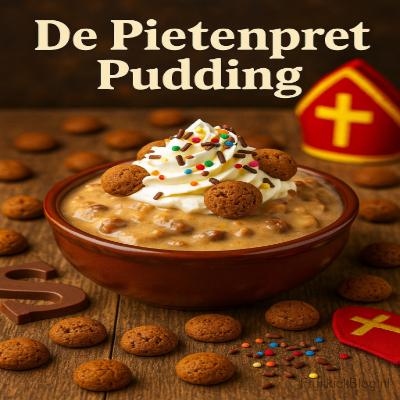 De Pietenpret Pudding - Sinterklaas Dessert 3 Een romige, feestelijke pudding met kruidnoten, kaneel en een vleugje karamel. Vrolijk, kleurrijk en precies zoals de Pieten het zouden maken!