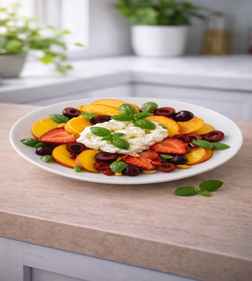 Capri Crown salade met citrusfruit en kruiden luxe mediterrane salade