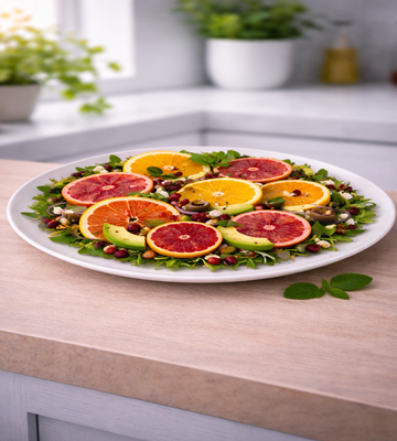 Citrus Bouquet salade met citrusfruitmix – kleurrijke mediterrane salade