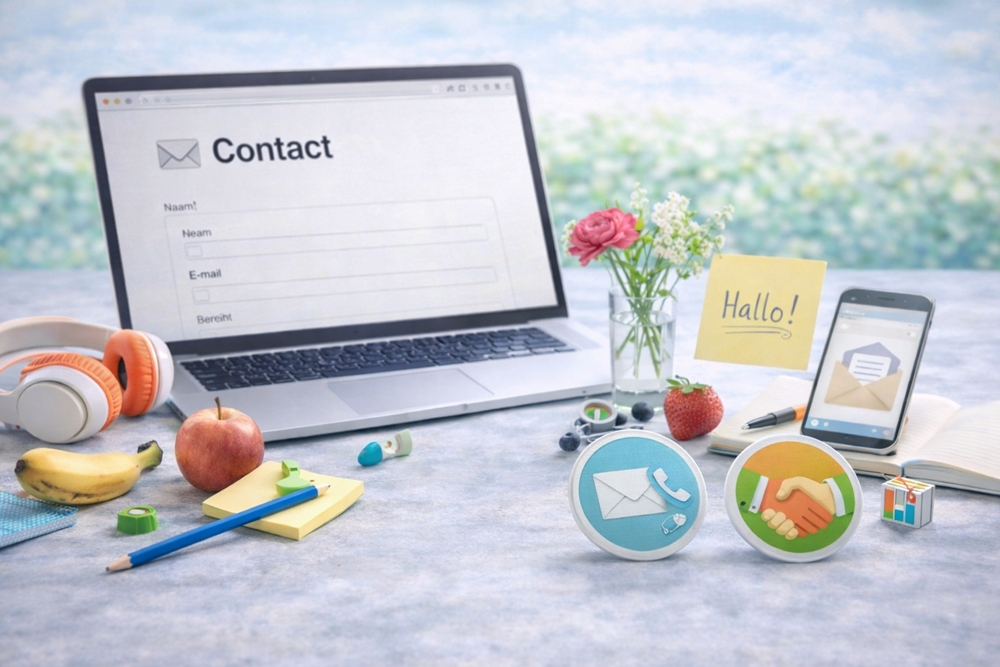 Contactpagina van FruitkickBlog voor vragen en samenwerkingen