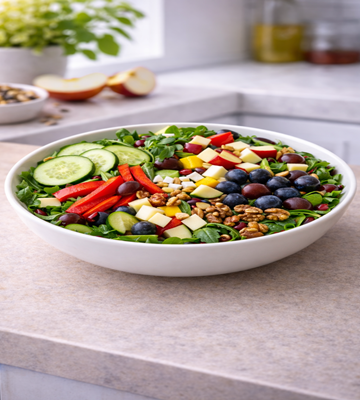 Garden Jewel salade met groente en fruit – gezonde en voedzame salade