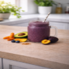 Heerlijke paars achtige smoothie boordevol vitamine
