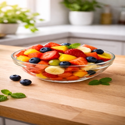 Zomergloed fruitsalade met sappig zomerfruit gezonde klassieke salade