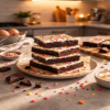 Birthday Brownie Bars – heerlijke brownies met kleurrijke feestdecoratie, ideaal voor verjaardagen en feestjes.