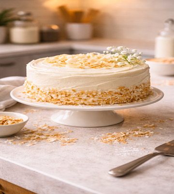 Coconut Kiss Cake – zachte cake met kokos en een vleugje vanille, feestelijk en tropisch tegelijk