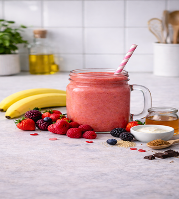 Crazy in Love Smoothie, fruitige en gezonde love smoothie vol energie en passie.