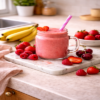 Love Glow Smoothie, gezonde love smoothie met fruit en superfoods voor een stralende glow.
