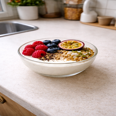 Gezonde Protein Force Bowl boordevol eiwitten en superfoods, ideaal fitness recept