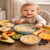 Baby & Peuter die leert om fruit te eten van af 6 maanden