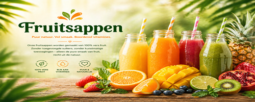 Heerlijke fruitsappen voor iedereen, gezond en boordevol vitamines