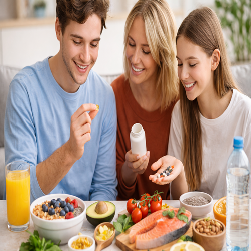 Gezonde vitamines voor het hele gezin