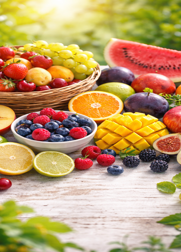 Fruit soorten voor elke seizoen van het jaar